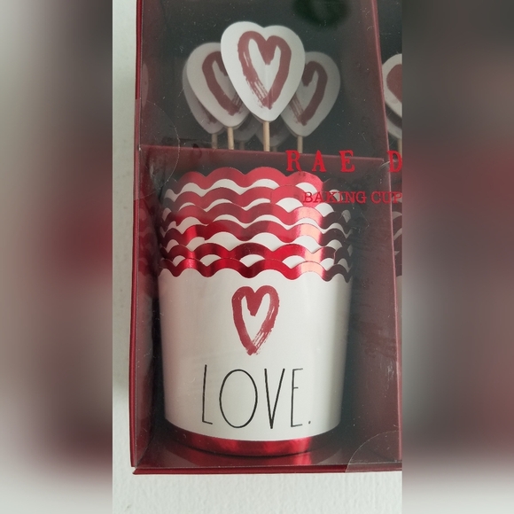New NIB Rae Dunn 12 PC Baking Cups Picks 5oz - Picture 6 of 7